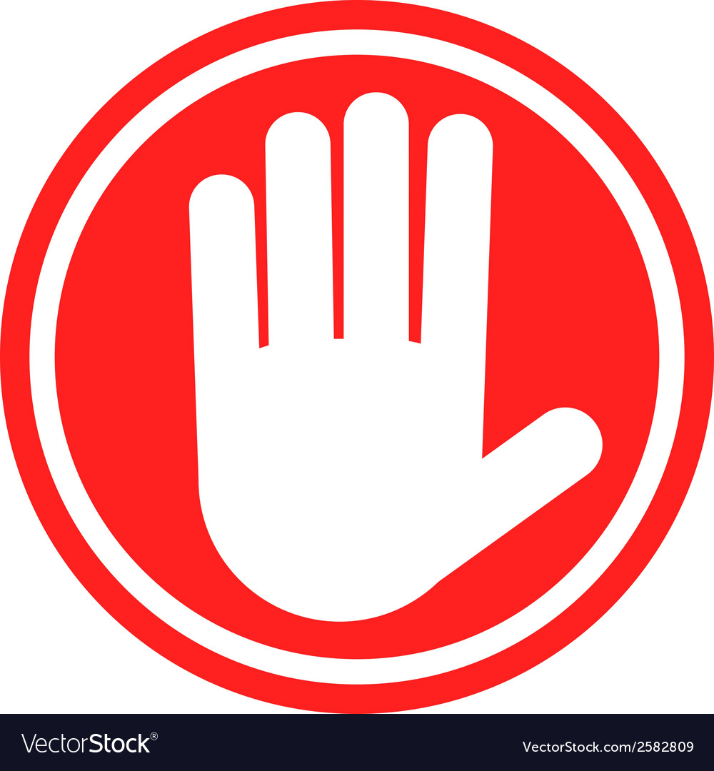 stop hand