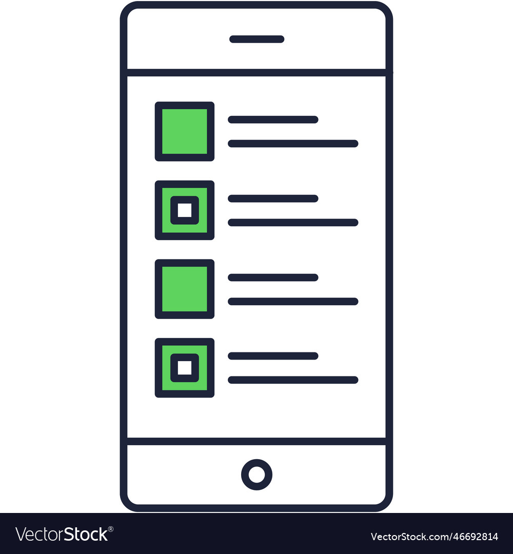 Mobile user interface development icon flat