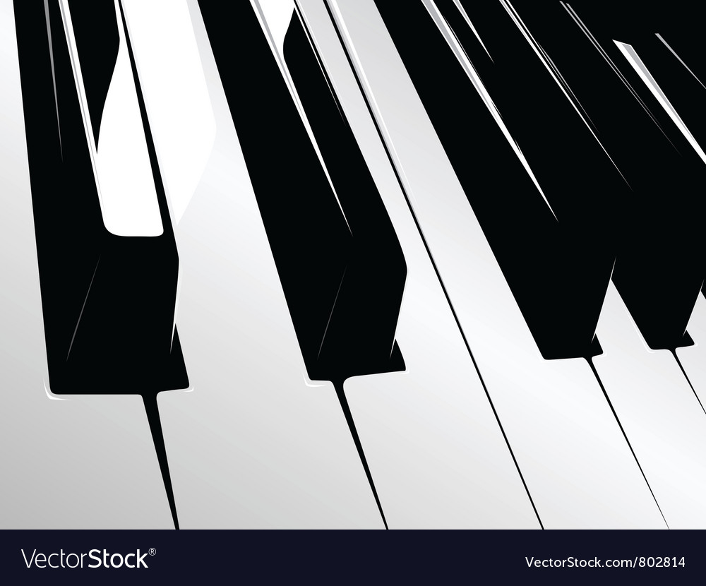 Piano keyboard Royalty Free Vector Image - VectorStock