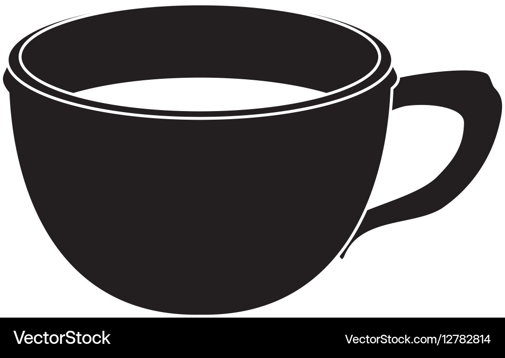 Single mug icon image Royalty Free Vector Image