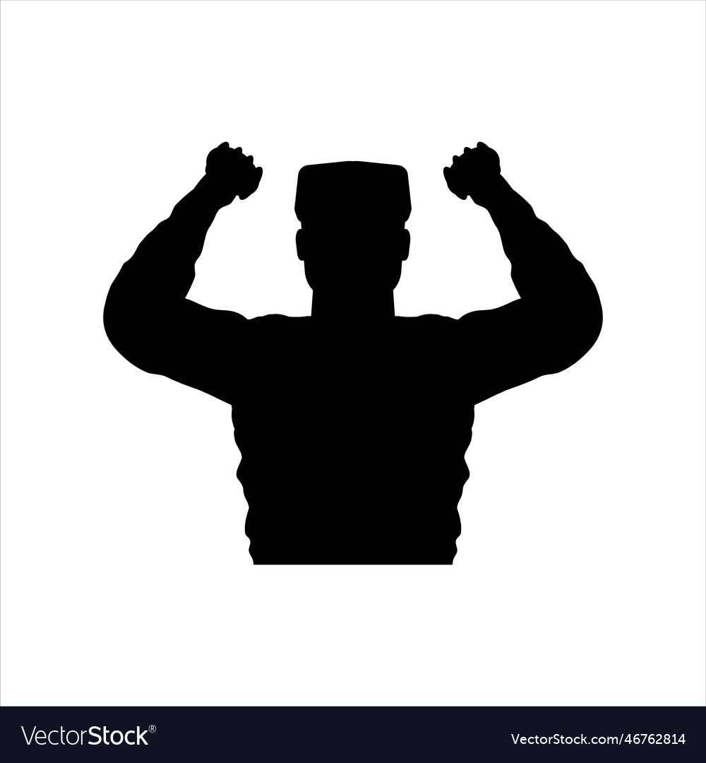 Soldier patriot silhouette Royalty Free Vector Image