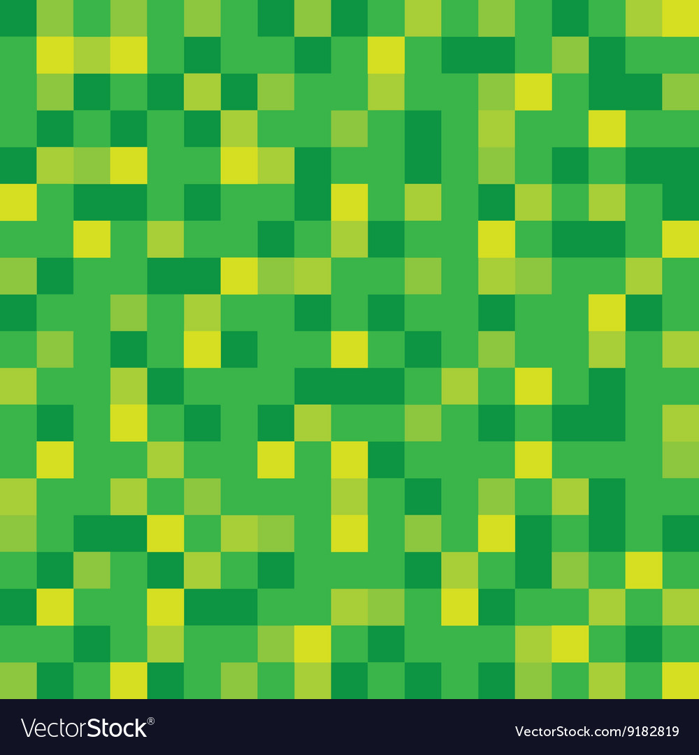 Abstract block texture green Pixel Royalty Free Vector Image