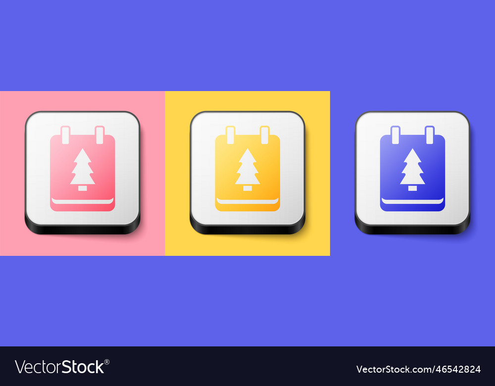 isometric-christmas-day-calendar-icon-isolated-vector-image