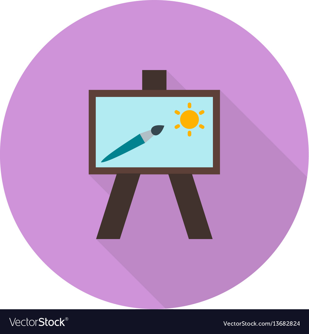 Painting of canvass Royalty Free Vector Image - VectorStock