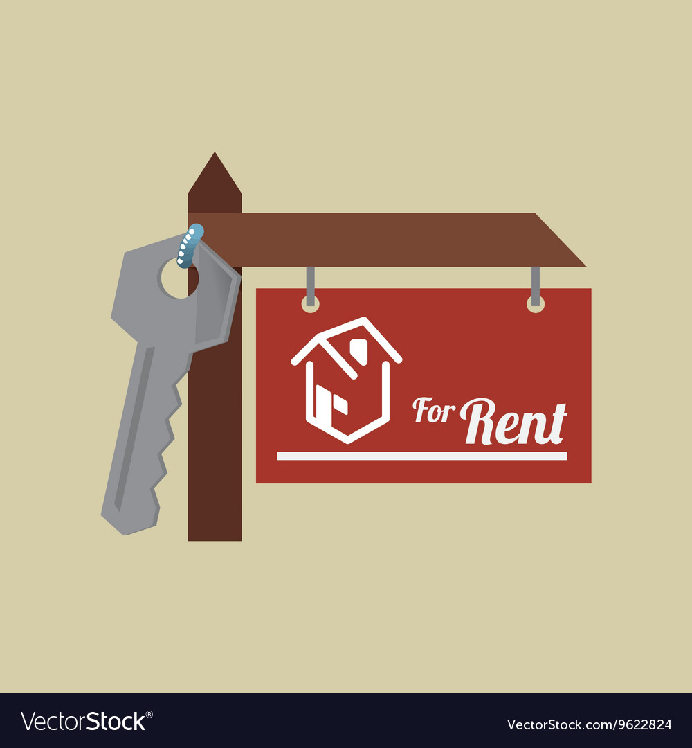 Real estate design home concept property icon Vector Image