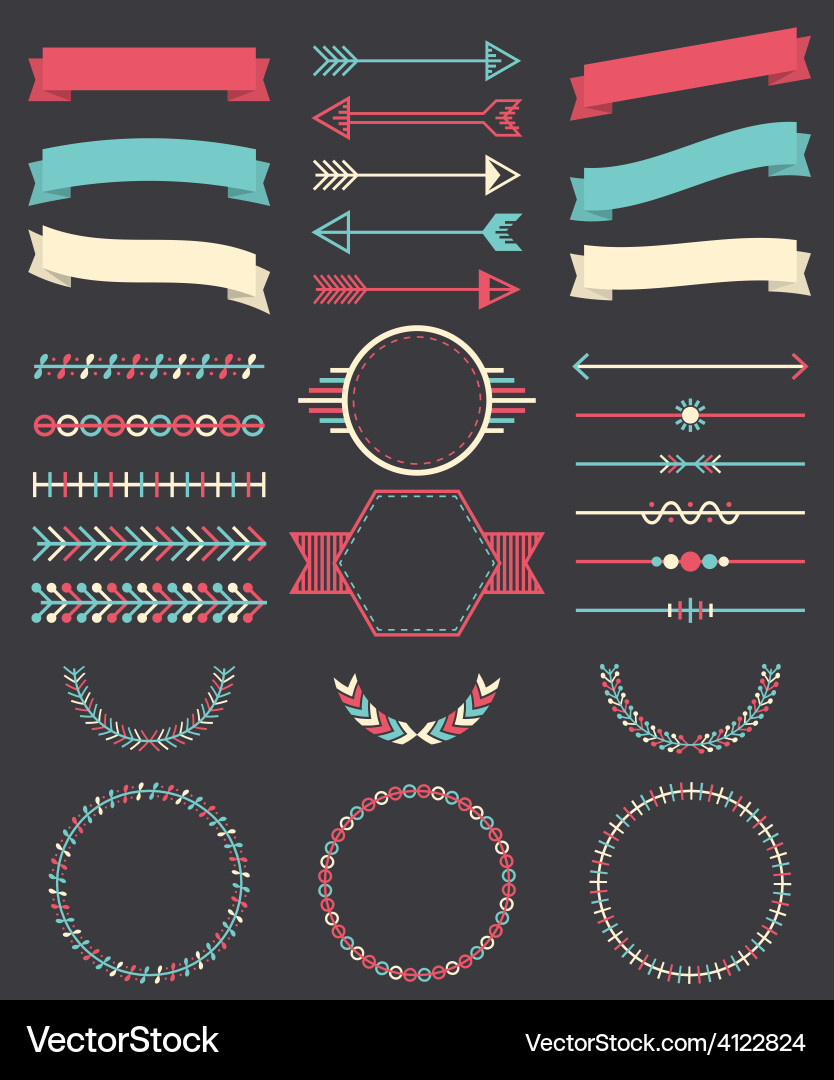 Various elements for design Royalty Free Vector Image