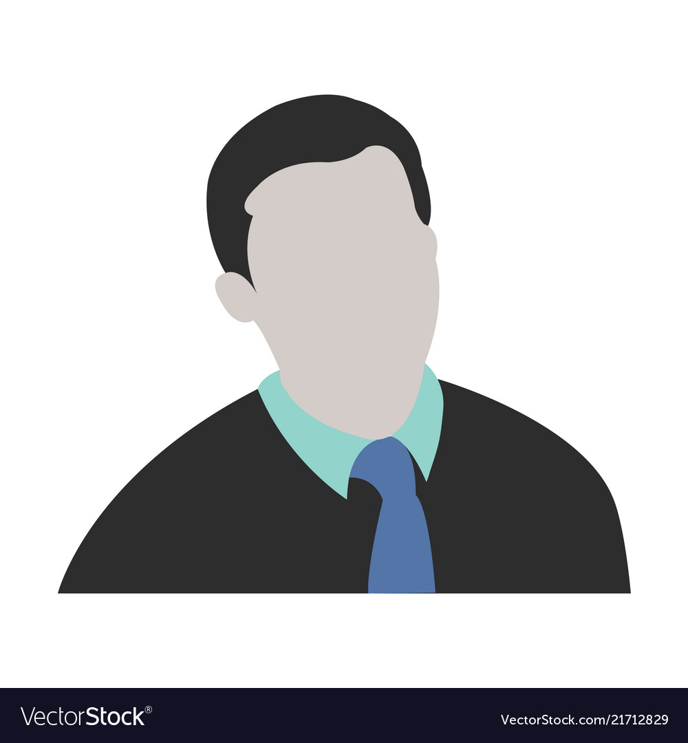 Avatar icon man cartoon Royalty Free Vector Image