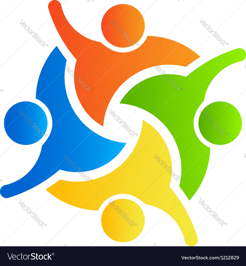 Teamwork winner 4 Royalty Free Vector Image - VectorStock