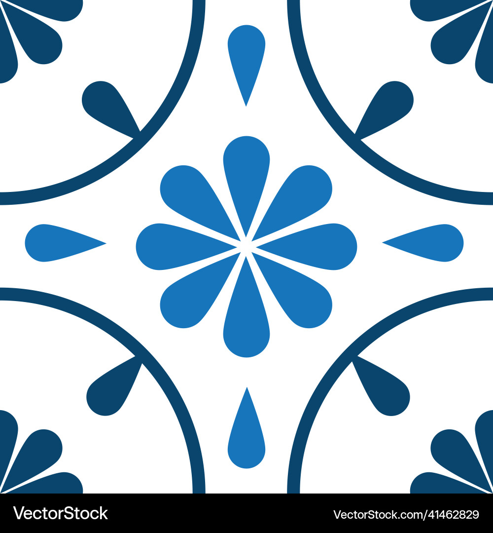 Vintage tiles pattern Royalty Free Vector Image