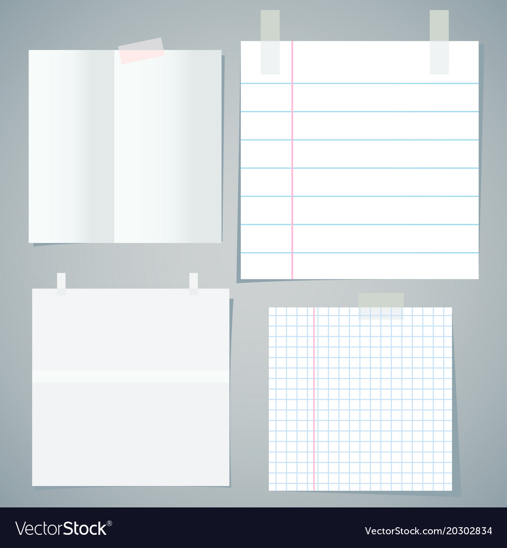 Note paper sheet