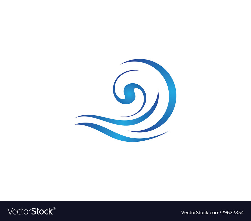 Water wave icon Royalty Free Vector Image - VectorStock