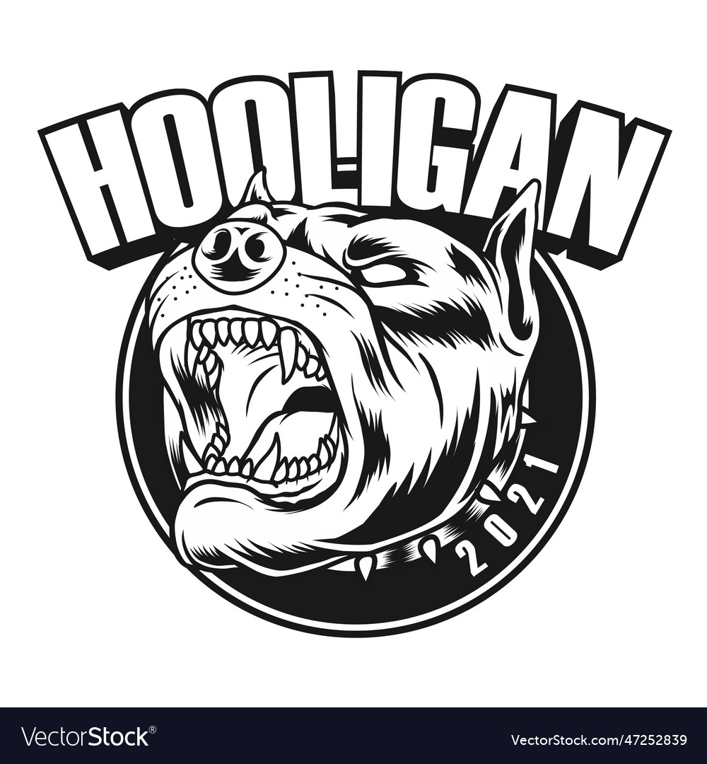 Hooligan design Royalty Free Vector Image - VectorStock