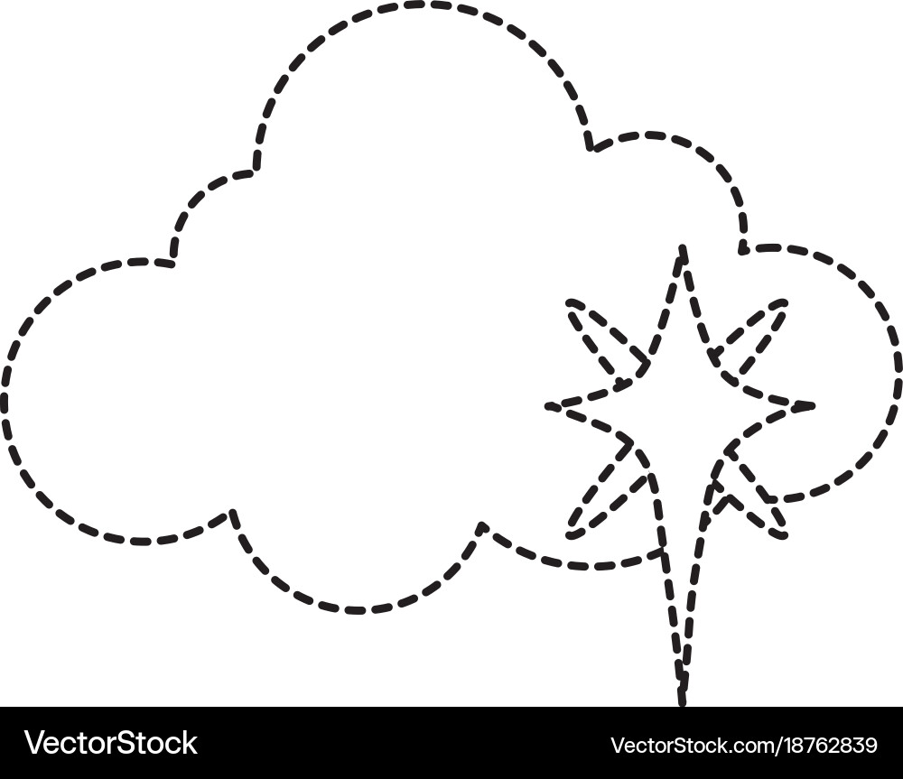 Isolated cloud design Royalty Free Vector Image