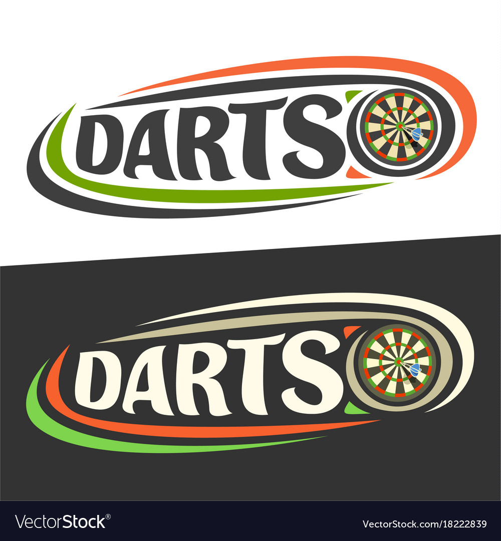 Logos for darts Royalty Free Vector Image - VectorStock