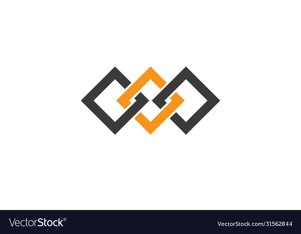 Business corporate abstract unity logo design Vector Image