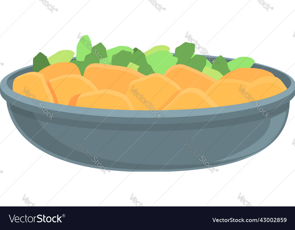 Bulgarian Food Icon Cartoon Dinner Cuisine Vector Image