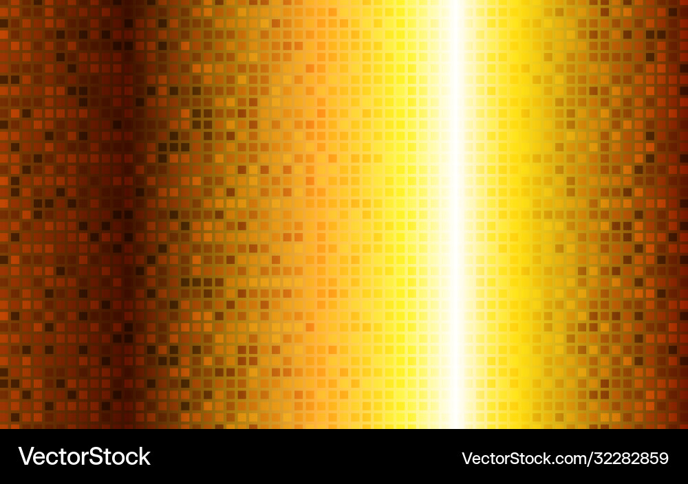 Creative digital gold color with blur style Vector Image