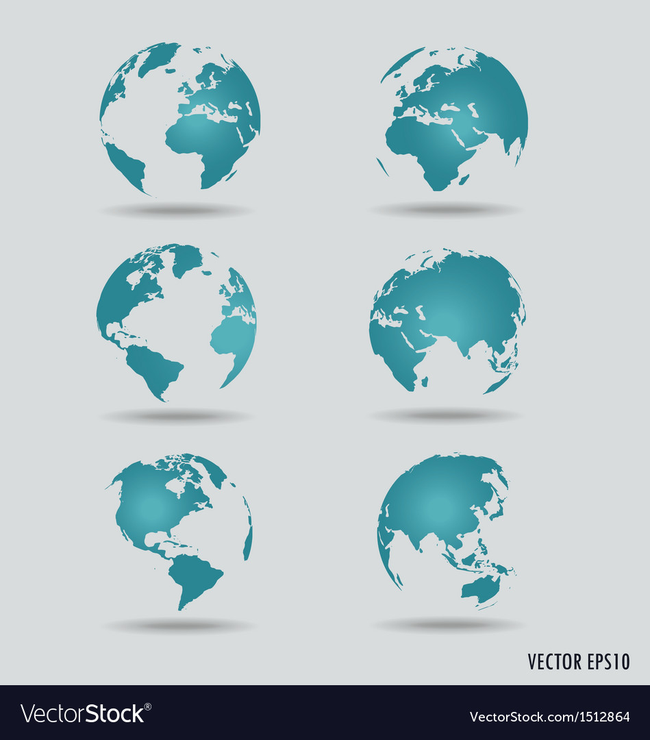 Modern world globe