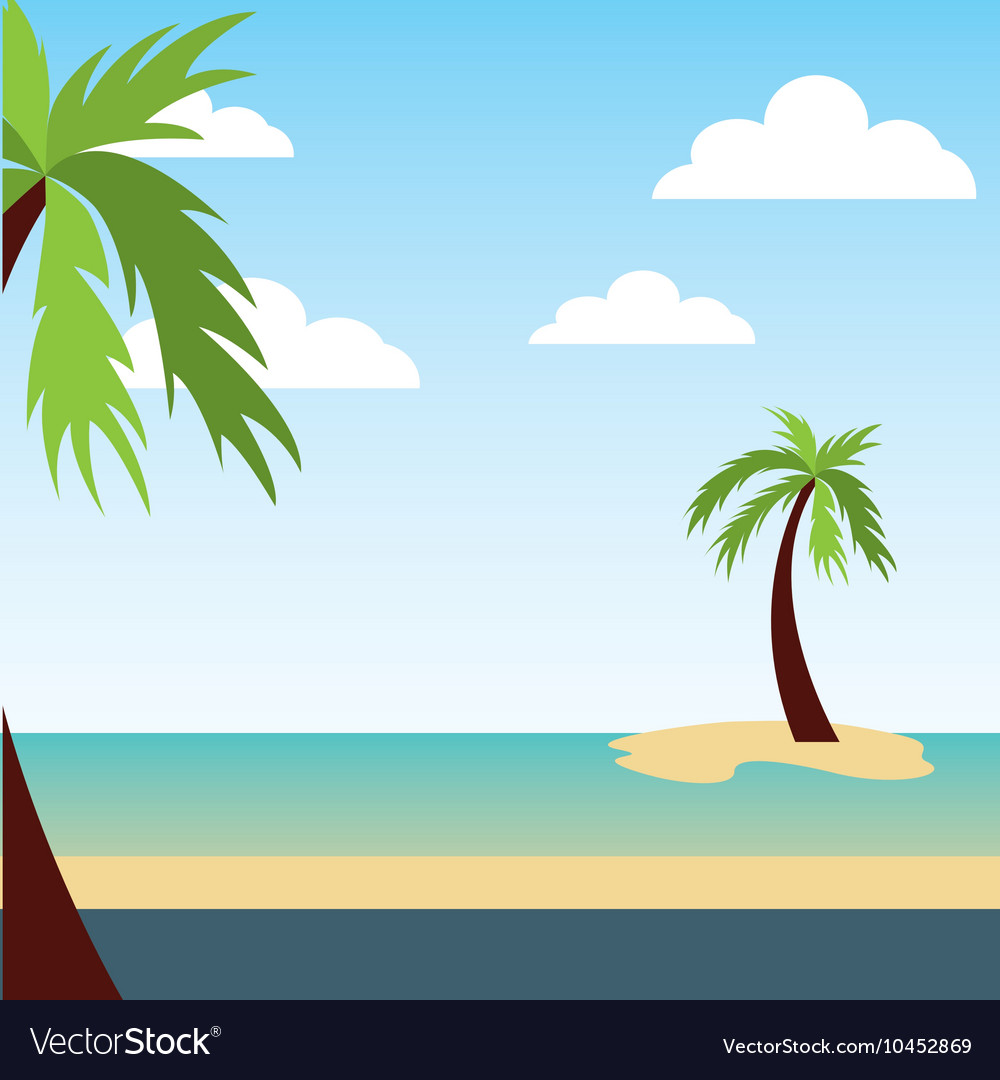 Enjoy vacations travel isolated icon Royalty Free Vector