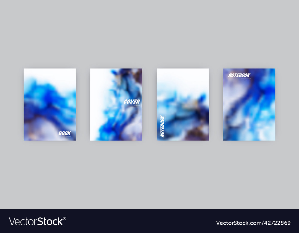 Set of cover templates vector image Set of cover templates