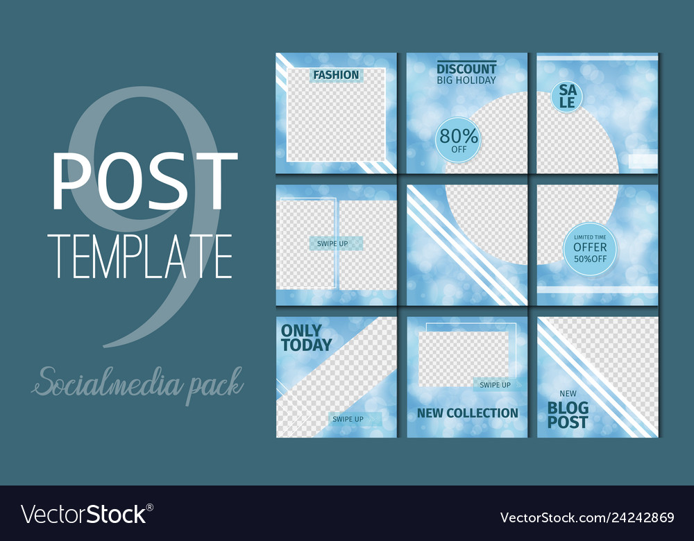 Social media template kit endless post