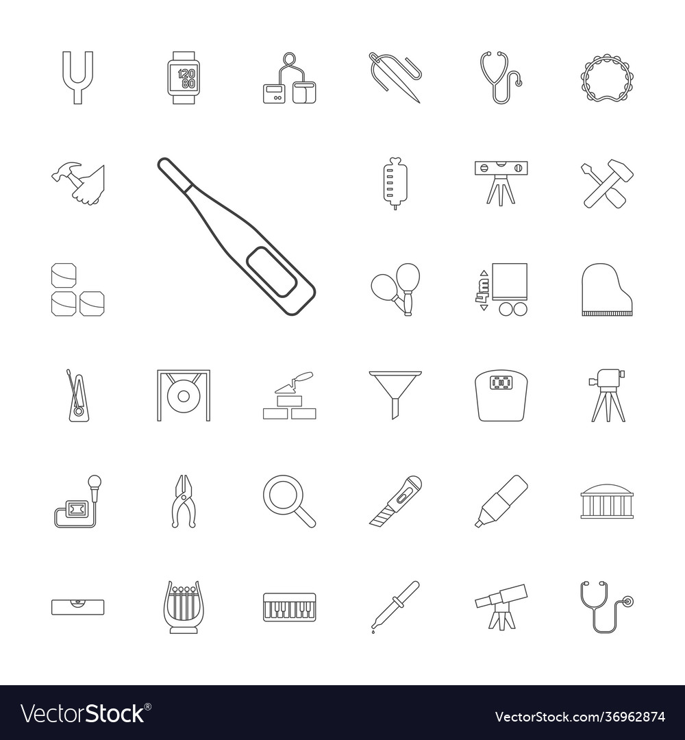 33 instrument icons