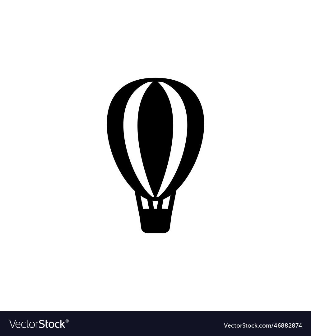 Balloon icon air icon isolated Royalty Free Vector Image