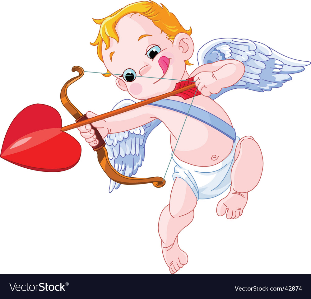 Cupid Royalty Free Vector Image Vectorstock 4128