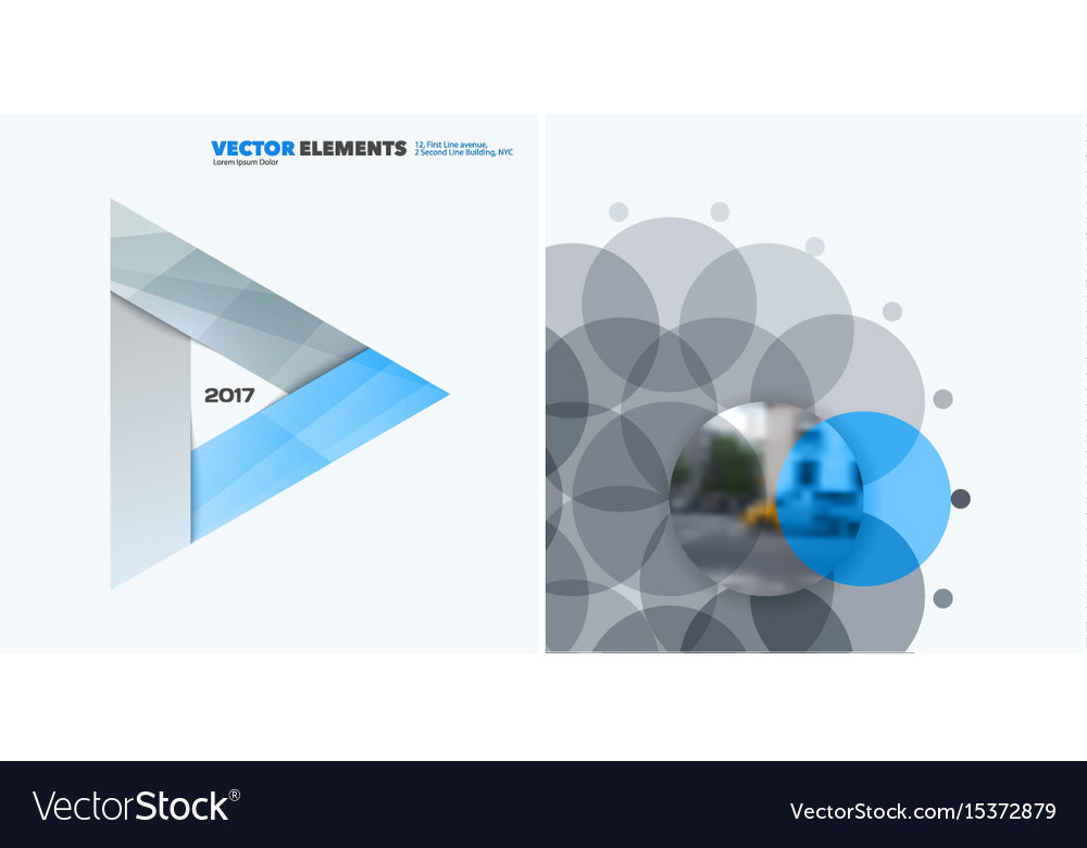 Abstract design elements for graphic layout