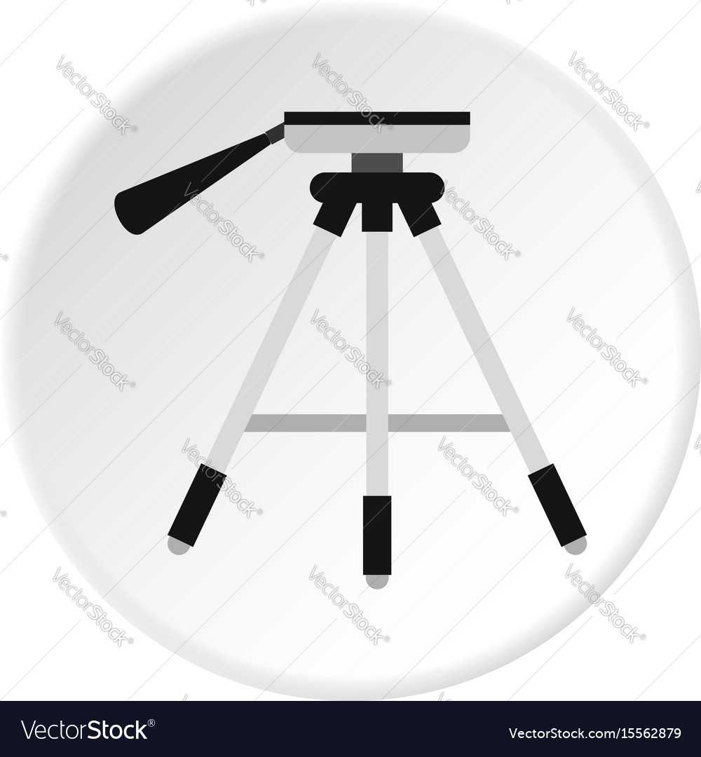 Tripod icon circle