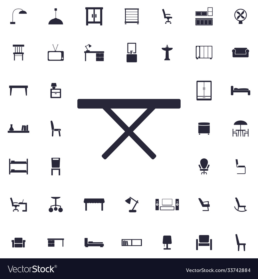 Table icon Royalty Free Vector Image - VectorStock