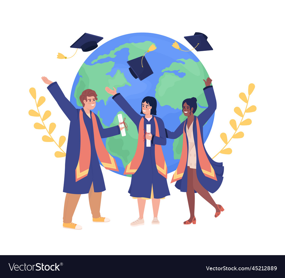 graduation-abroad-flat-concept-royalty-free-vector-image