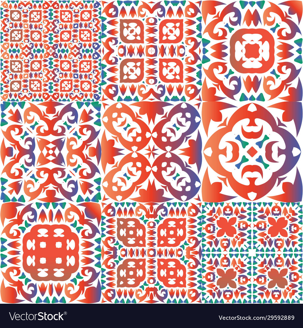 Mexican ornamental talavera ceramic Royalty Free Vector