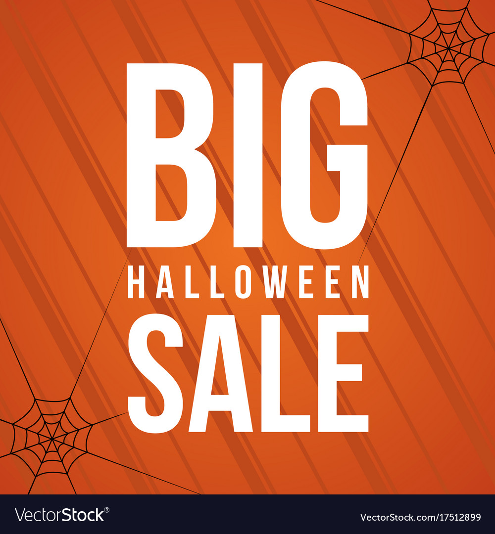 Halloween big sale background style