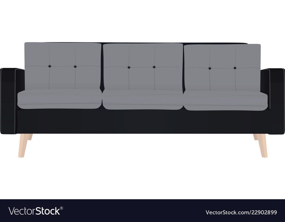 Three Seat Sofa Royalty Free Vector Image Vectorstock Seat Sofa Royalty Free Vector Image