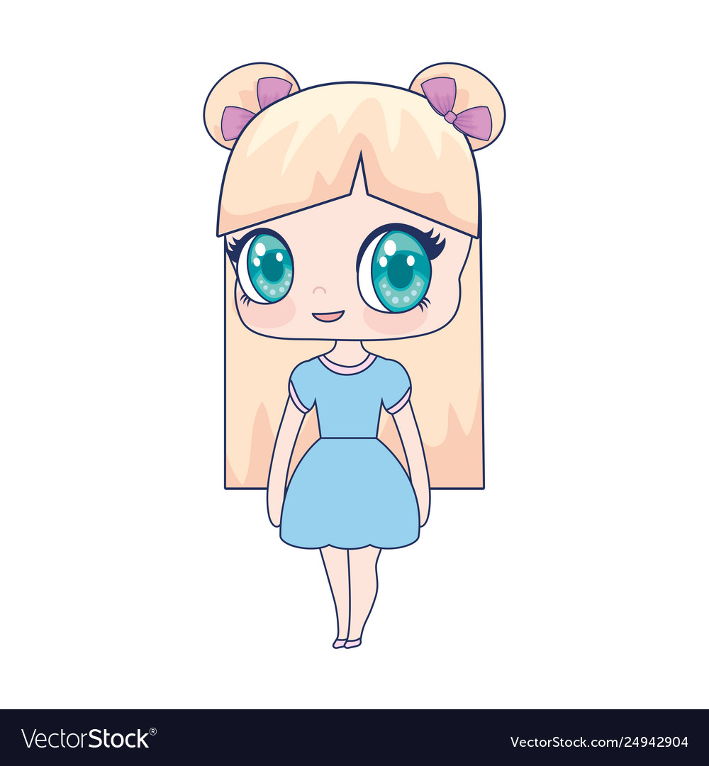 Anime girl icon Royalty Free Vector Image - VectorStock