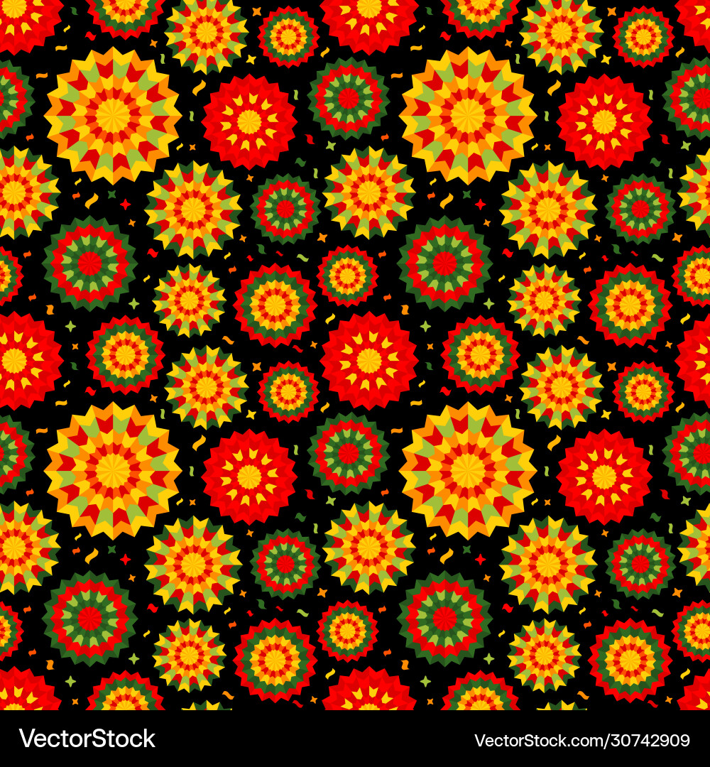Abstract background seamless pattern with ethnic Vector Image
