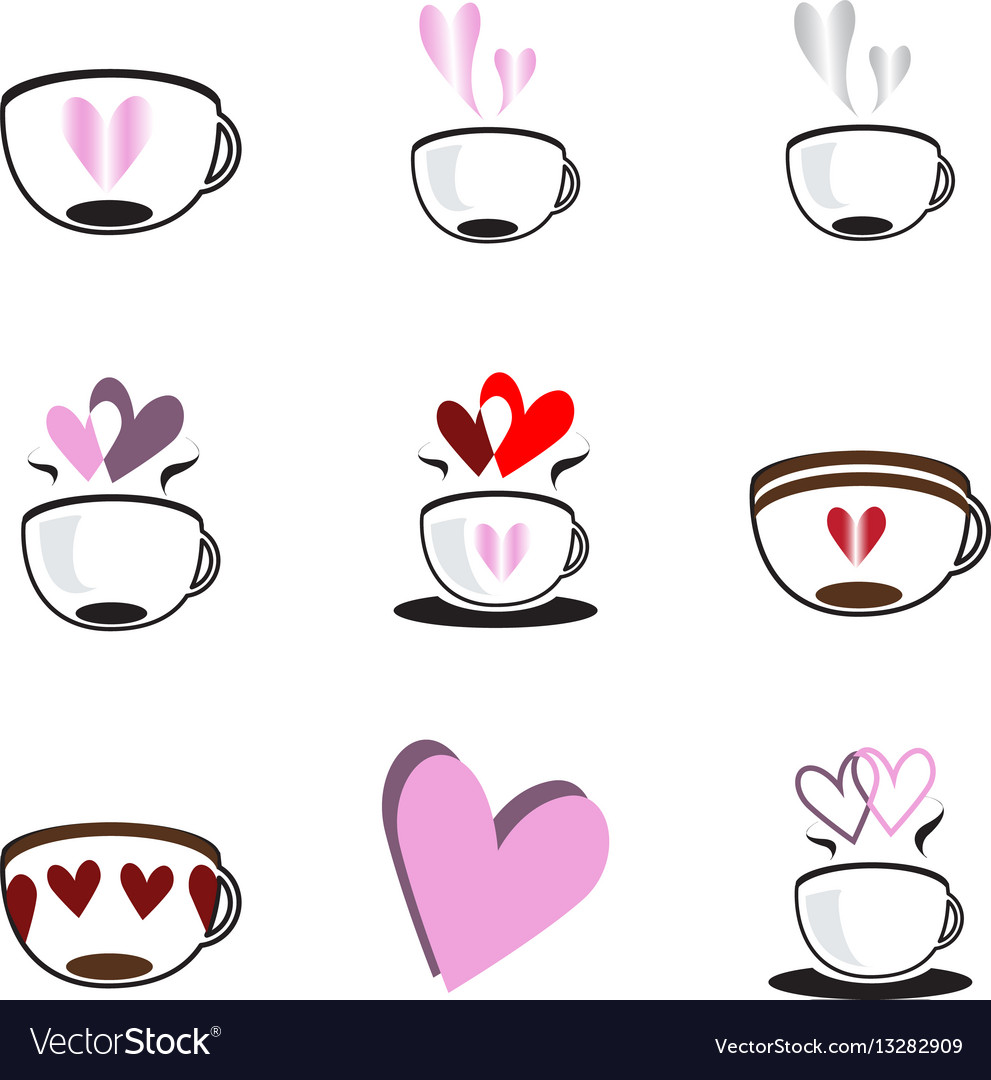 Kaffee Icon Set