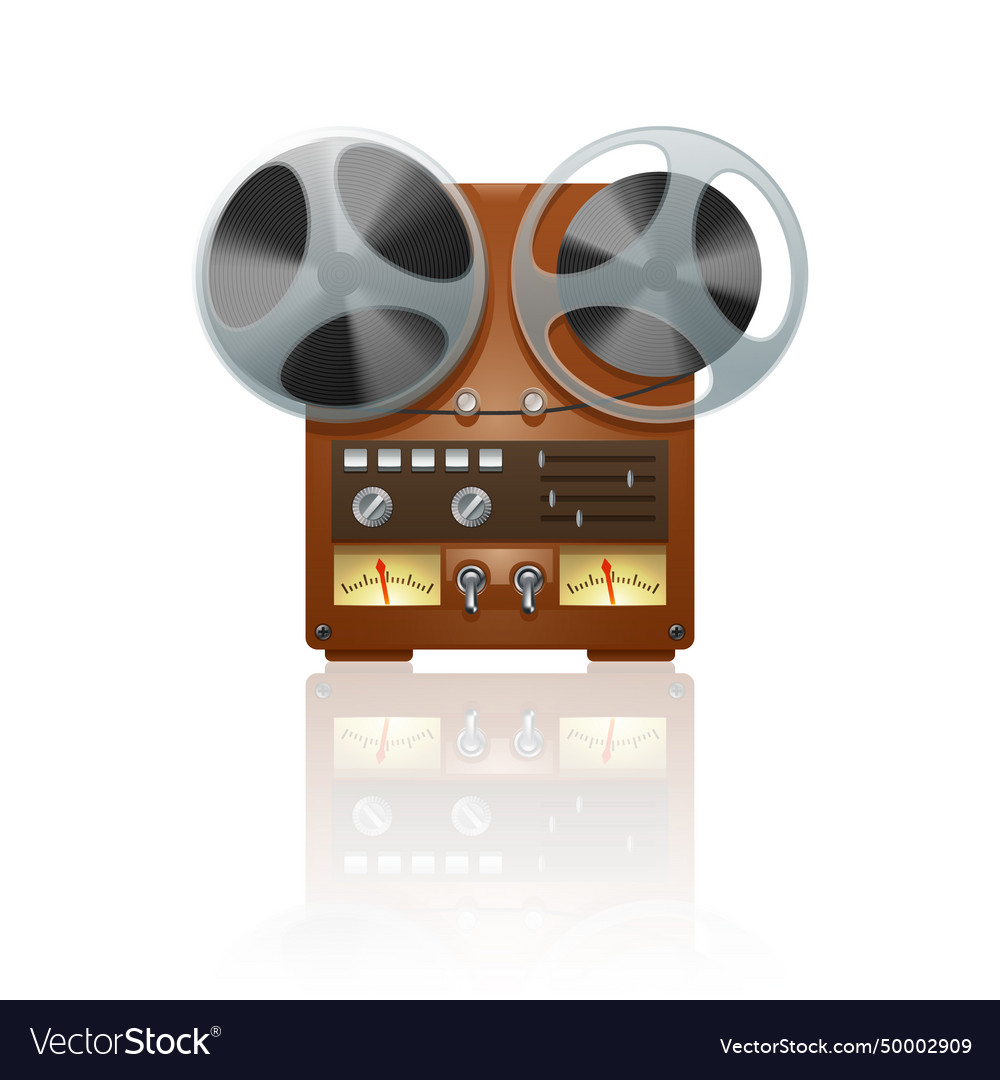 Retro tape recorder icon