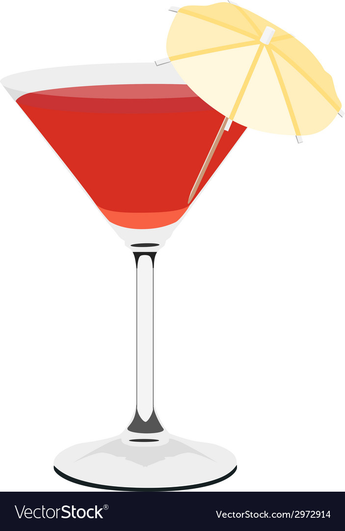 Coctail glass Royalty Free Vector Image VectorStock Coctail glass Royalty Free Vector Image VectorStock