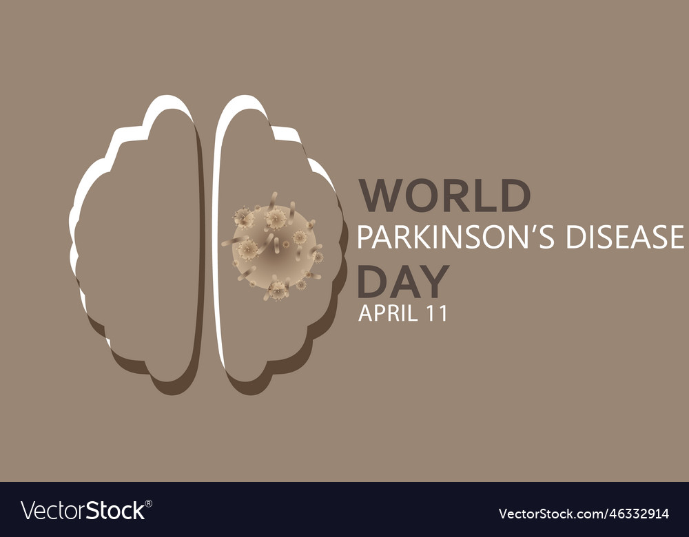 World Parkinsons Disease Day Royalty Free Vector Image 9780