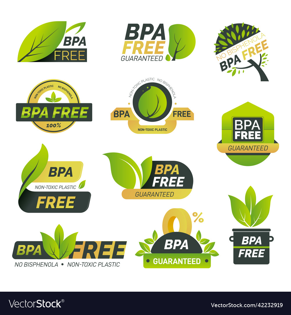 Premium Vector  Label bpa free in vector illustration for logo, icon,  badge. bpa bisphenol a for non toxic plastic