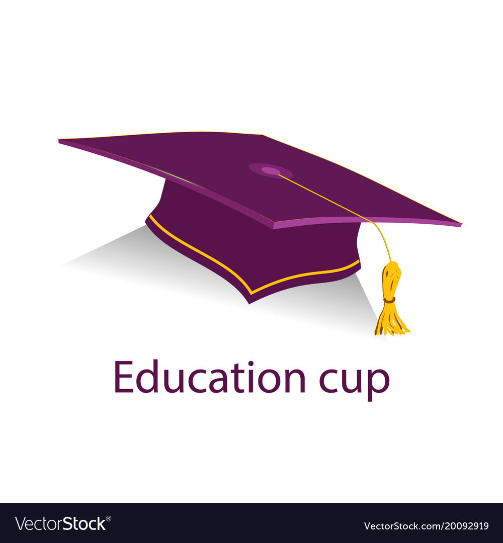 Burgyndy education cup