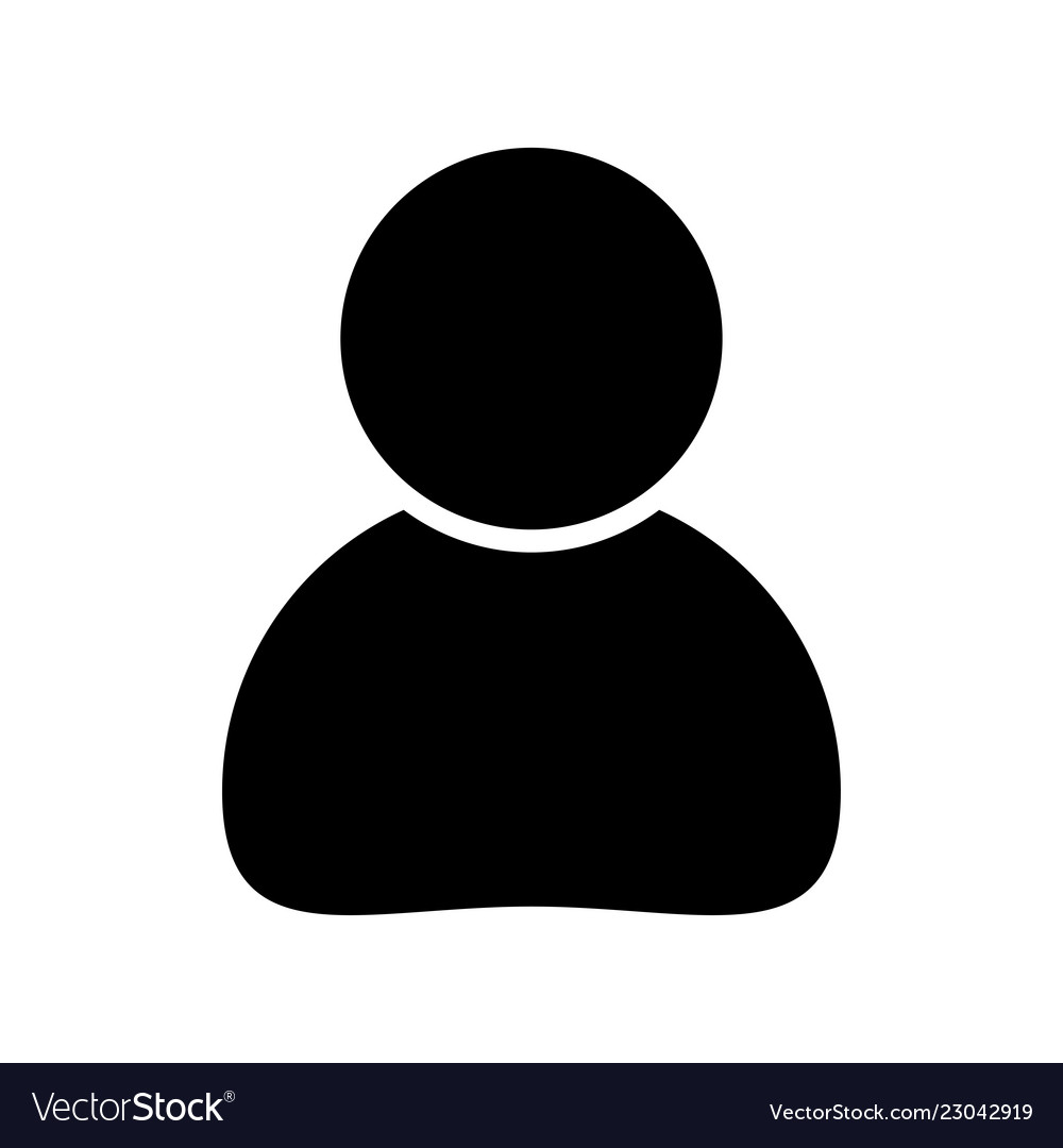 Simple human icon business design isolated on Vector Image