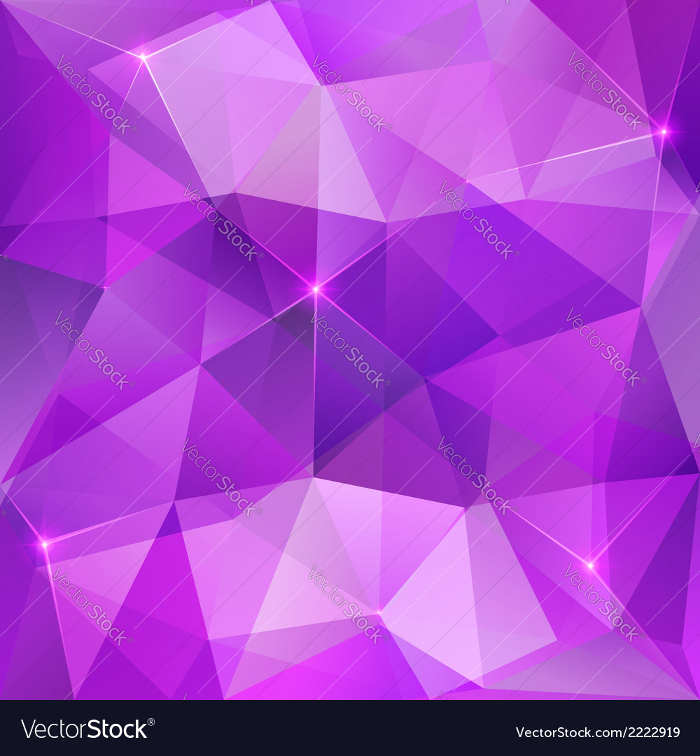 Violet crystal abstract background Royalty Free Vector Image