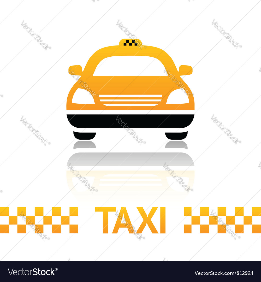 Taxi Cab Symbol Royalty Free Vector Image - Vectorstock