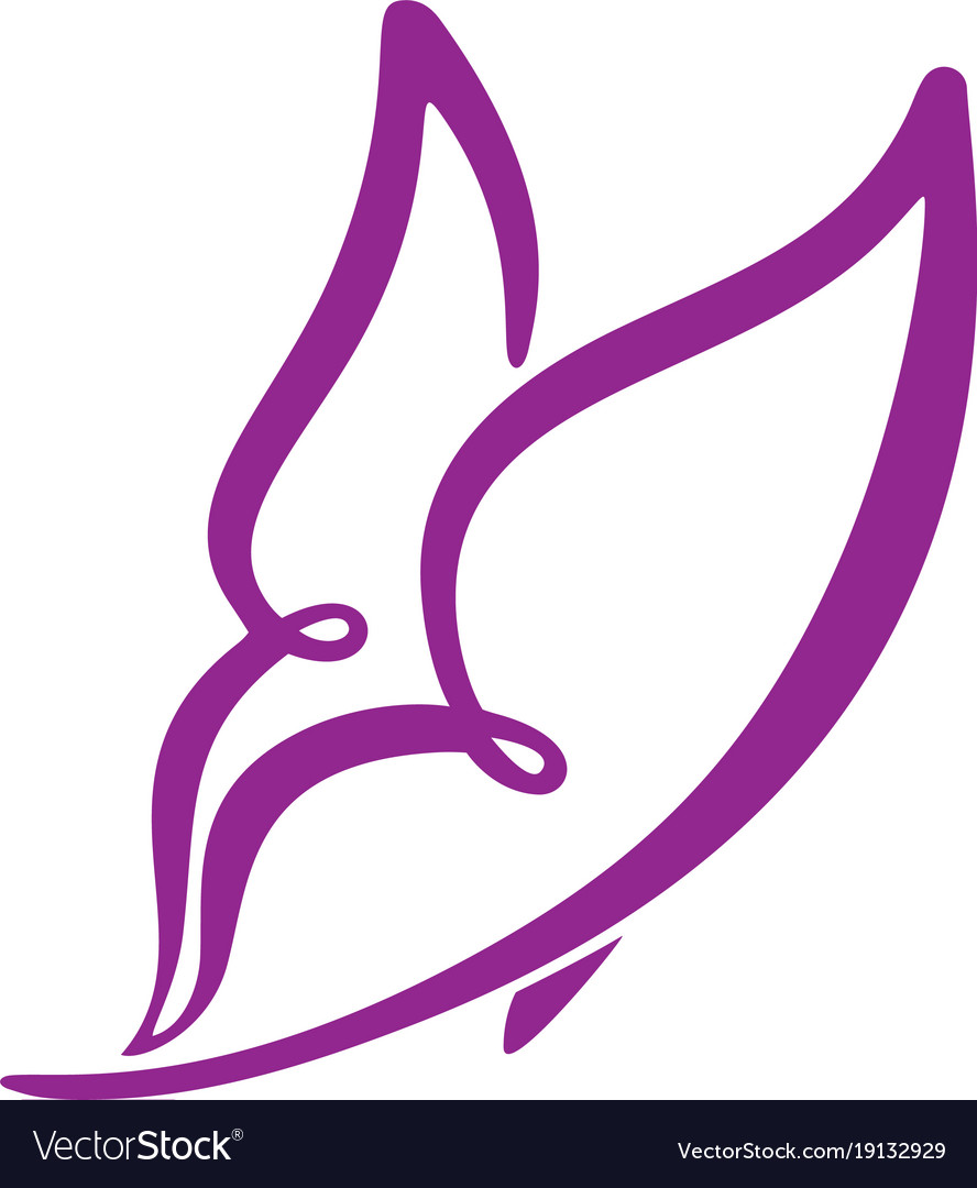 Download Butterfly logo template Royalty Free Vector Image