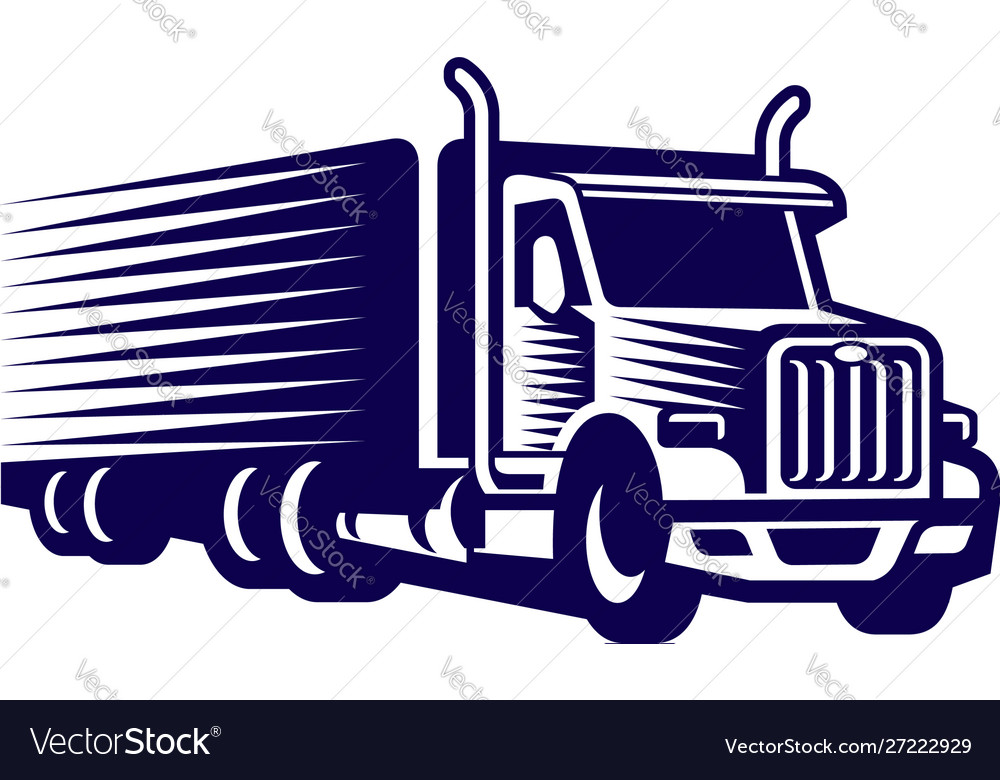 Truck Logo Design Template Royalty Free Vector Image