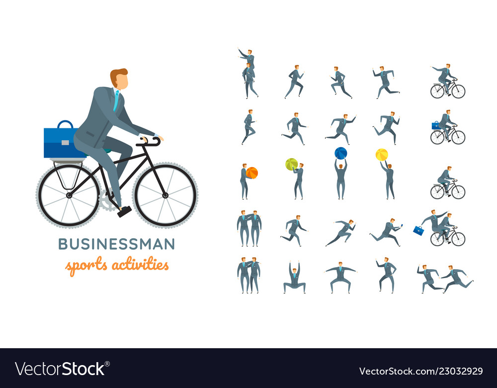 Young Adult Man In Business Suit Ready To Use Vector Image