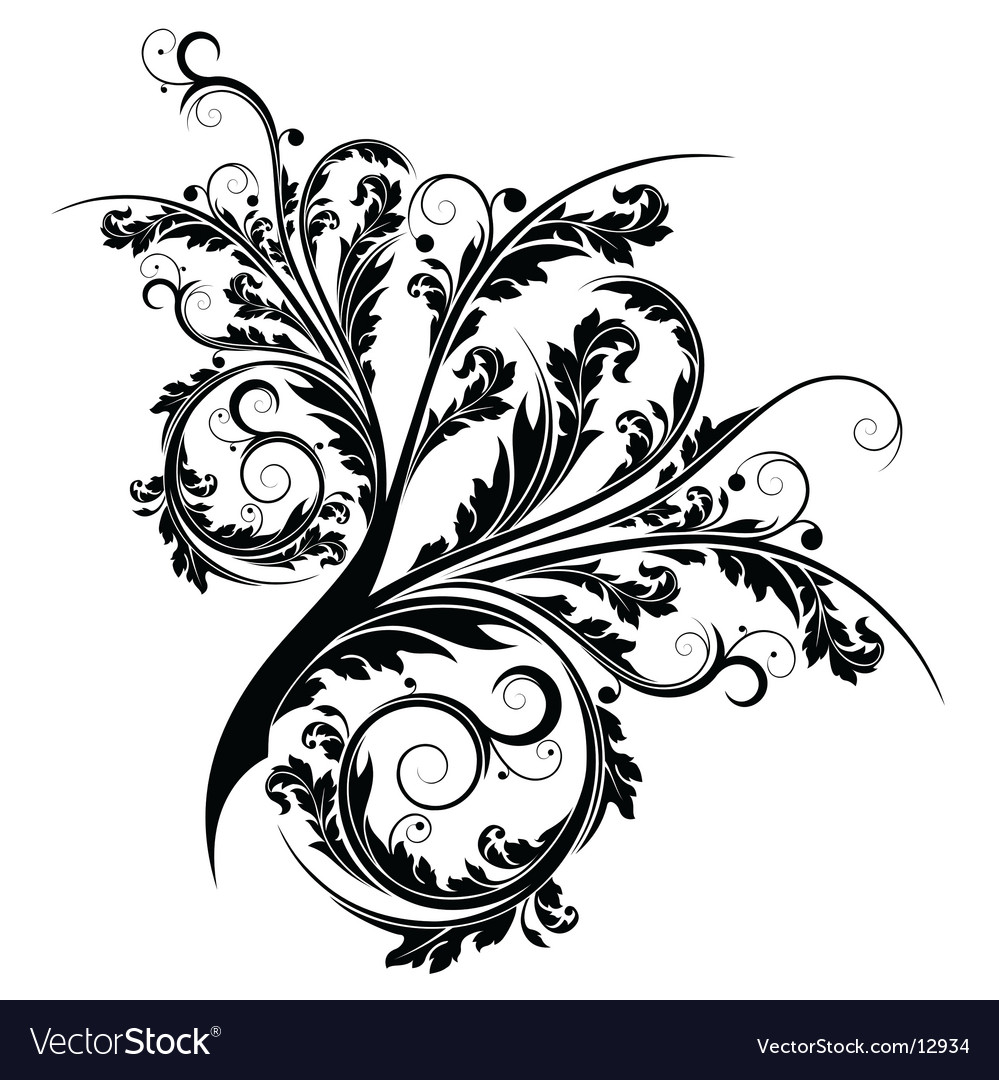 Download Floral designs Royalty Free Vector Image - VectorStock